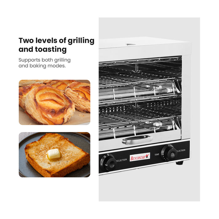Benchstar Toaster / Griller / Salamander - AT-360BE