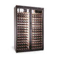 Williams Wine Cabinet - Two Door Black Upright Wine Display Fridge - BC200W-DR