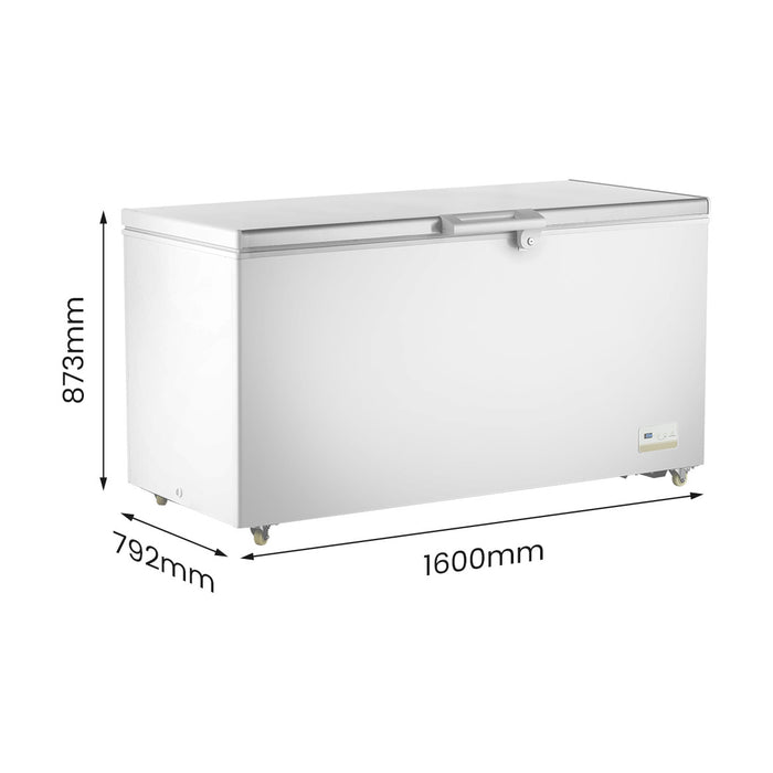 Thermaster Chest Freezer with Stainless Steel Lid 520L - BD520F