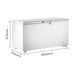 Thermaster Chest Freezer with Stainless Steel Lid 520L - BD520F
