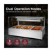 Bonvue Square Countertop Wet & Dry Bain Marie - BM11SC