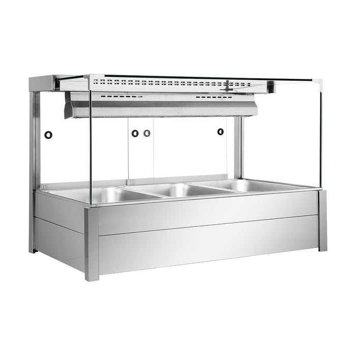 Bonvue Square Countertop Wet & Dry Bain Marie - BM11SC