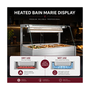 Bonvue Angled Countertop Wet & Dry Bain Marie - BM11TC