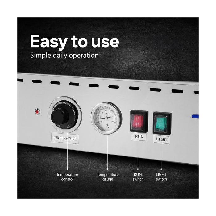 Bonvue Angled Countertop Wet & Dry Bain Marie - BM11TC