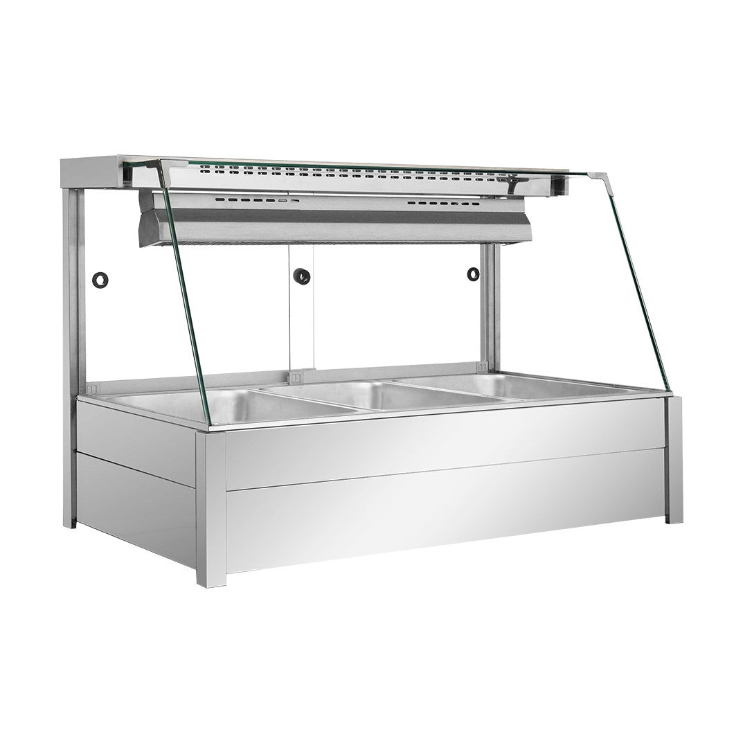Bonvue Angled Countertop Wet & Dry Bain Marie - BM11TC