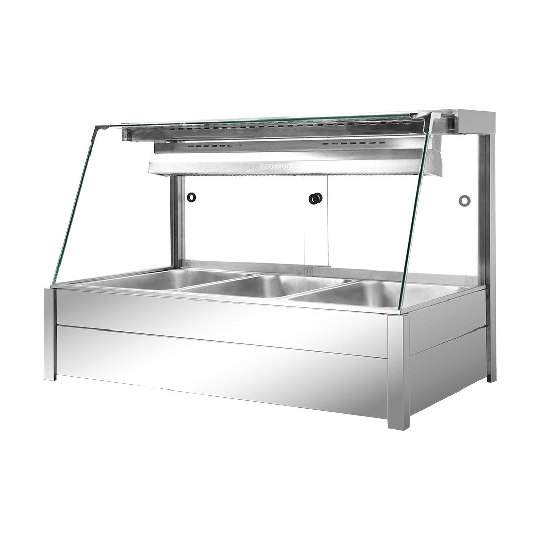 Bonvue Angled Countertop Wet & Dry Bain Marie - BM11TC