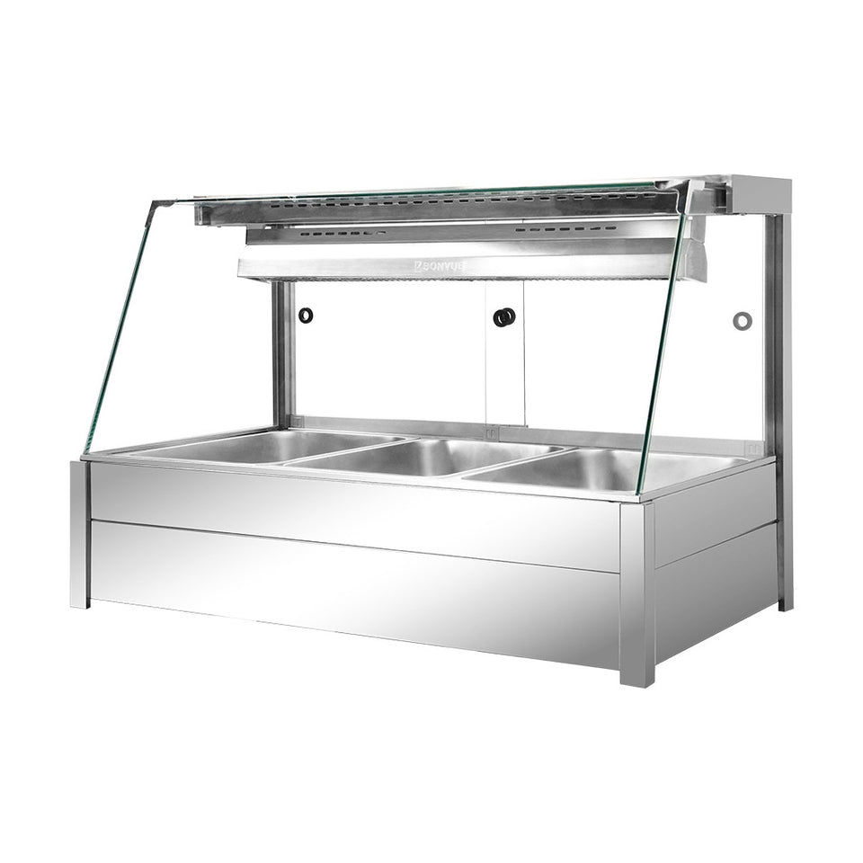 Bonvue Angled Countertop Wet & Dry Bain Marie - BM11TC