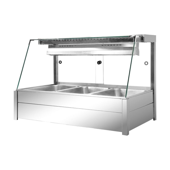 Bonvue Angled Countertop Wet & Dry Bain Marie - BM11TC