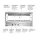 Bonvue Square Countertop Wet & Dry Bain Marie - BM14SC