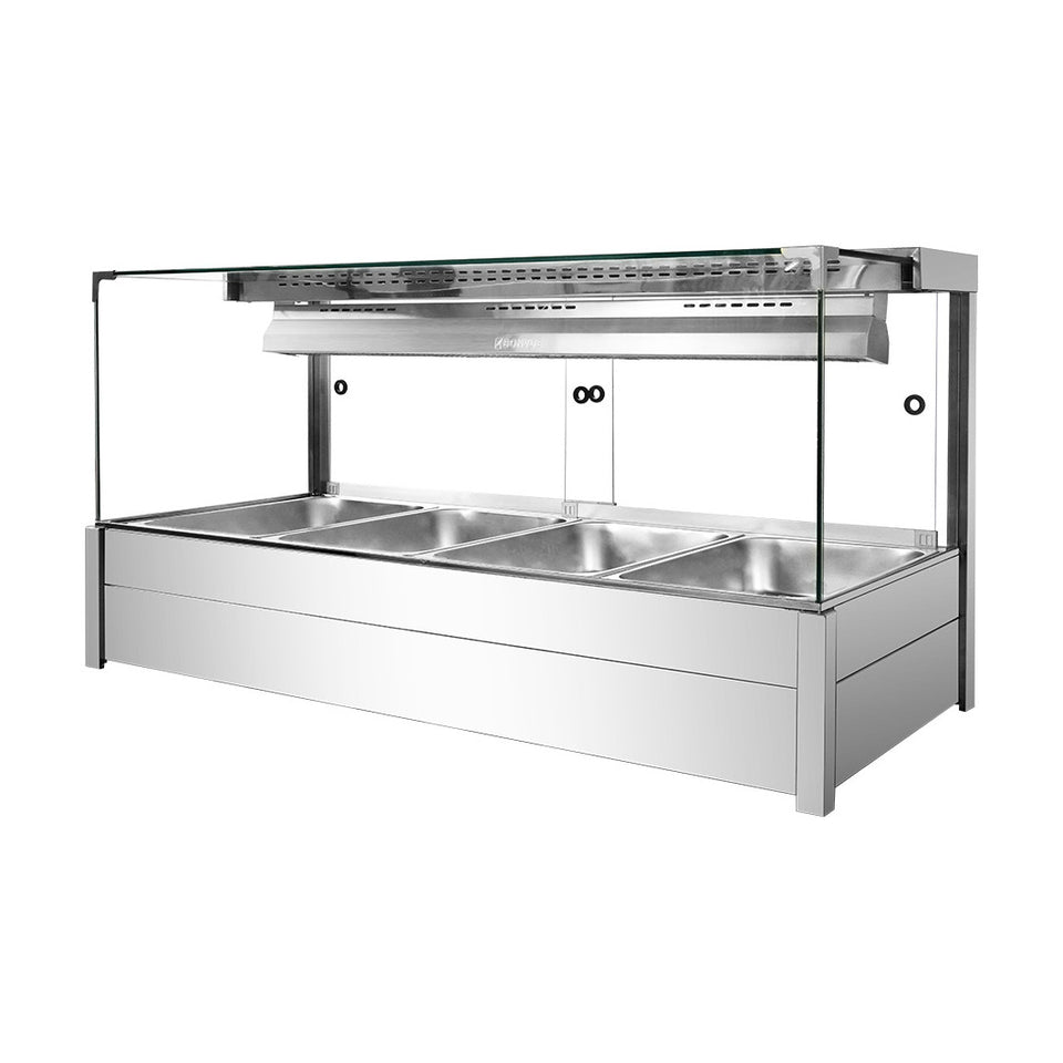Bonvue Square Countertop Wet & Dry Bain Marie - BM14SC