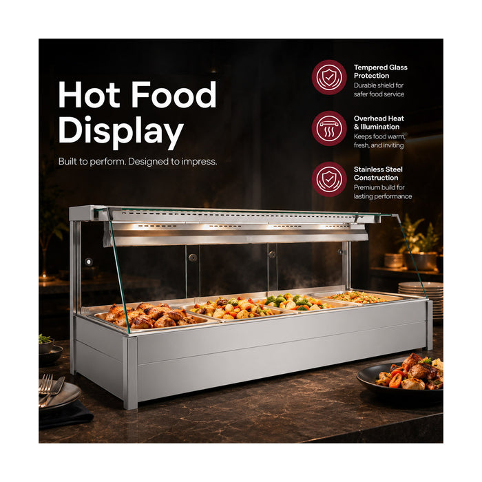 Bonvue Angled Countertop Wet & Dry Bain Marie - BM14TC