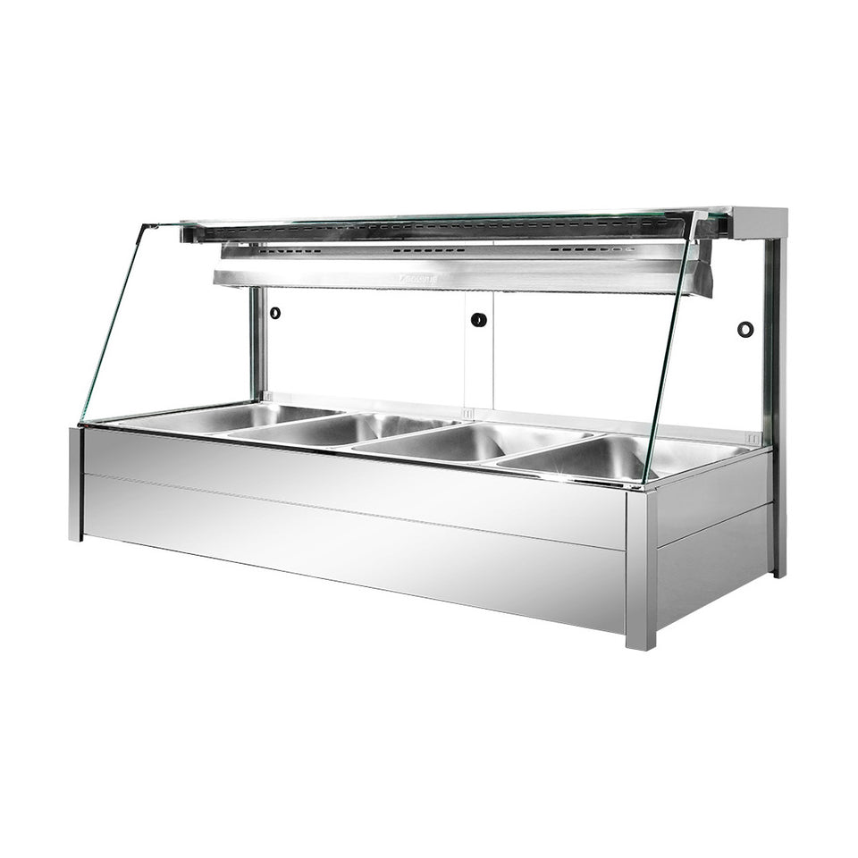 Bonvue Angled Countertop Wet & Dry Bain Marie - BM14TC