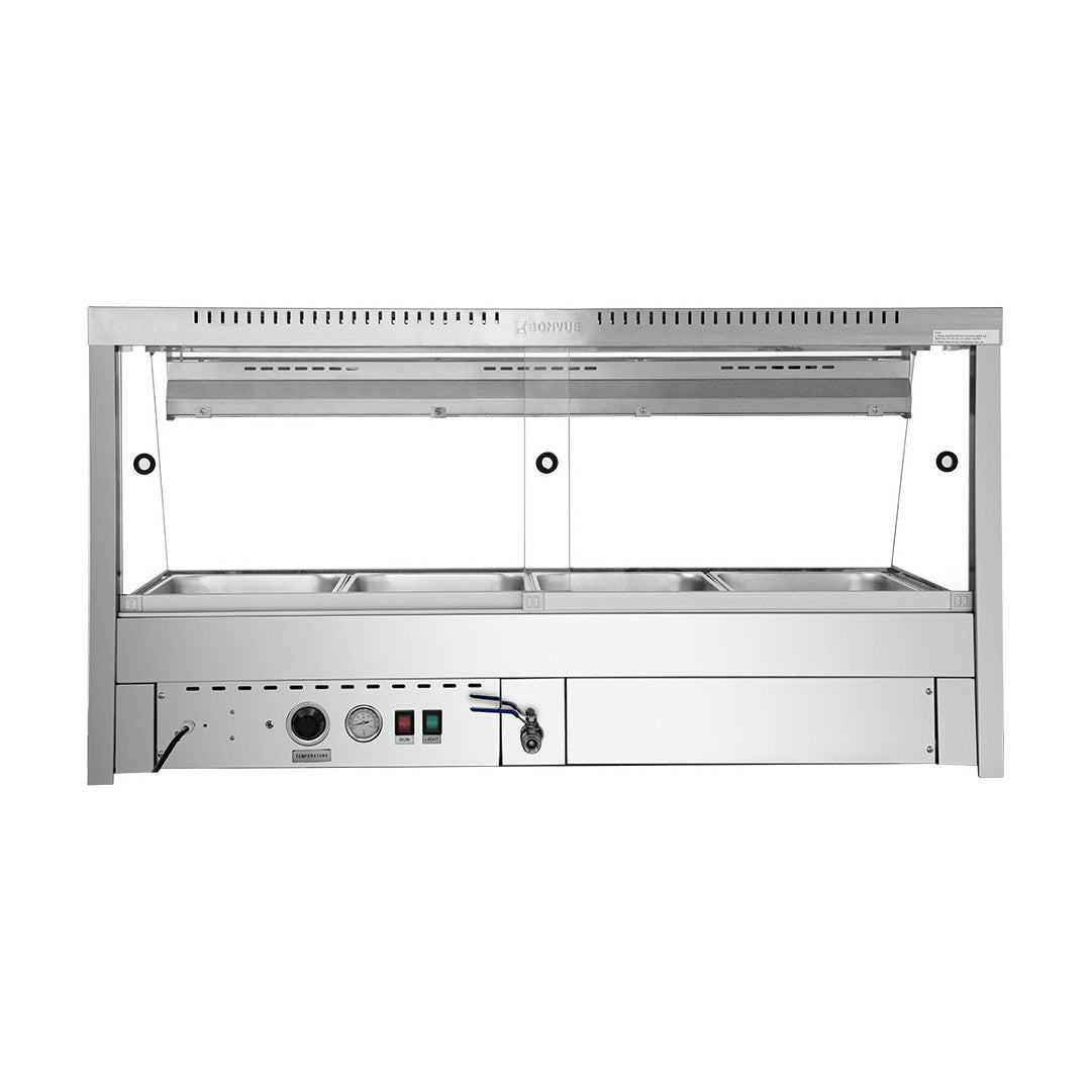 Bonvue Angled Countertop Wet & Dry Bain Marie - BM14TC