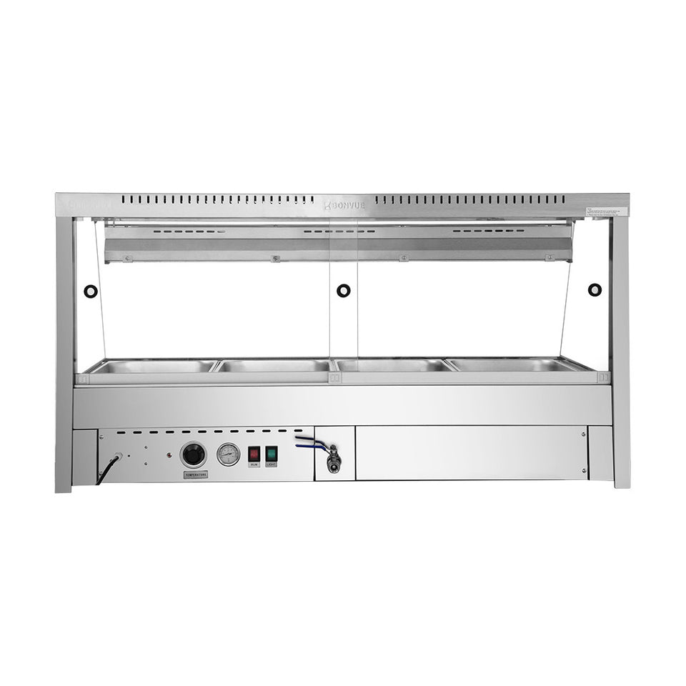 Bonvue Angled Countertop Wet & Dry Bain Marie - BM14TC