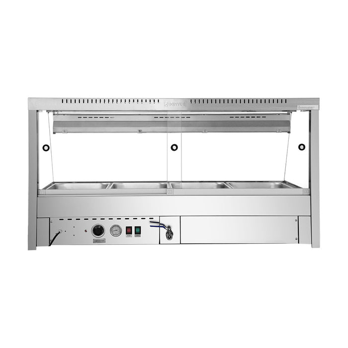 Bonvue Angled Countertop Wet & Dry Bain Marie - BM14TC