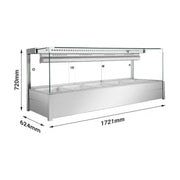 Bonvue Square Countertop Wet & Dry Bain Marie - BM17SC