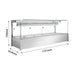 Bonvue Square Countertop Wet & Dry Bain Marie - BM17SC