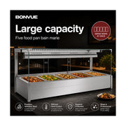 Bonvue Square Countertop Wet & Dry Bain Marie - BM17SC