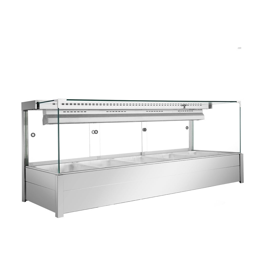 Bonvue Square Countertop Wet & Dry Bain Marie - BM17SC