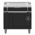 Waldorf Bold 900mm Gas Tilting Bratt Pan Low Back Version - Manual Tilt - BPLB8080G