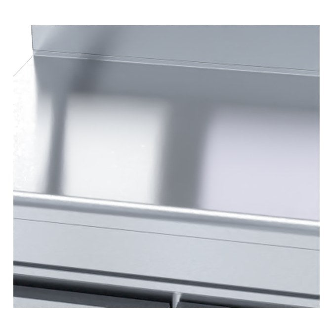 Waldorf 800 Series 900mm Bench Top With Salamander Support - Refrigerated Base - BT8900S-RB
