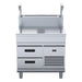 Waldorf 800 Series 900mm Bench Top With Salamander Support - Refrigerated Base - BT8900S-RB