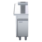 Waldorf 800 Series BTL8400-CD - 400mm Bench Top Low Back Version - Cabinet Base With Fixed Front Panel - BTL8400-CD-LH