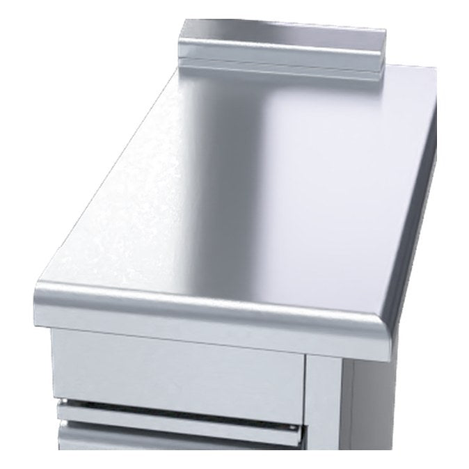 Waldorf 800 Series BTL8400-CD - 400mm Bench Top Low Back Version - Cabinet Base With Fixed Front Panel - BTL8400-CD-RH