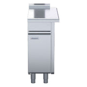 Waldorf 800 Series BTL8400-CD - 400mm Bench Top Low Back Version - Cabinet Base With Fixed Front Panel - BTL8400-CD-RH