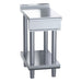 Waldorf 800 Series 450mm Bench Top Low Back Version - Leg Stand - BTL8450-LS