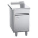 Waldorf 800 Series 550mm Bench Top Low Back Version - Cabinet Base With Fixed Front Panel - BTL8550-CD-LH