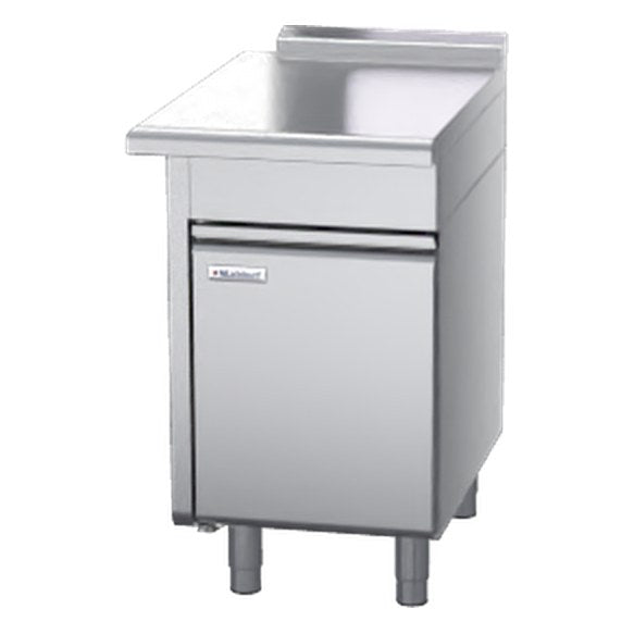 Waldorf 800 Series 550mm Bench Top Low Back Version - Cabinet Base With Fixed Front Panel - BTL8550-CD-LH