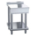 Waldorf 800 Series 600mm Bench Top Low Back Version - Leg Stand - BTL8600-LS