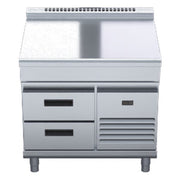 Waldorf 800 Series 900mm Bench Top Low Back Version - Refrigerated Base - BTL8900-RB