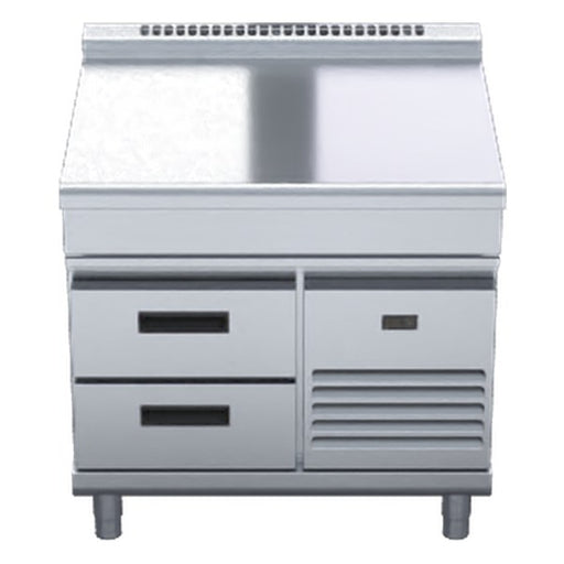 Waldorf 800 Series 900mm Bench Top Low Back Version - Refrigerated Base - BTL8900-RB