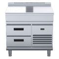 Waldorf 800 Series 900mm Bench Top Low Back Version - Refrigerated Base - BTL8900-RB