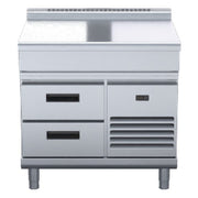 Waldorf 800 Series 900mm Bench Top Low Back Version - Refrigerated Base - BTL8900-RB