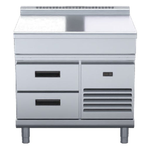 Waldorf 800 Series 900mm Bench Top Low Back Version - Refrigerated Base - BTL8900-RB