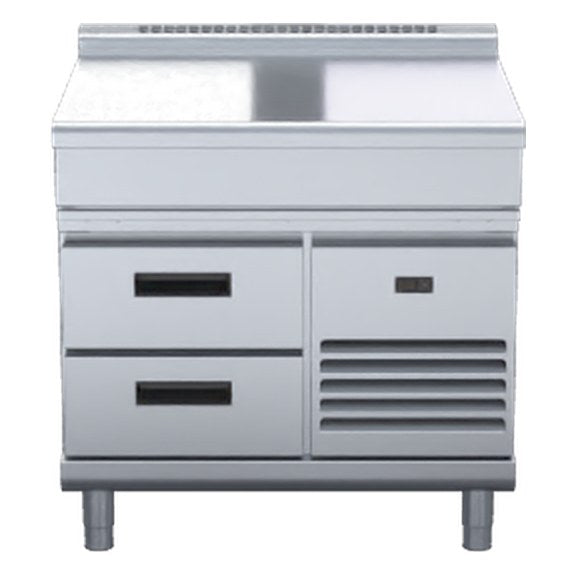 Waldorf 800 Series 900mm Bench Top Low Back Version - Refrigerated Base - BTL8900-RB
