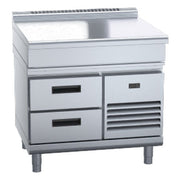 Waldorf 800 Series 900mm Bench Top Low Back Version - Refrigerated Base - BTL8900-RB