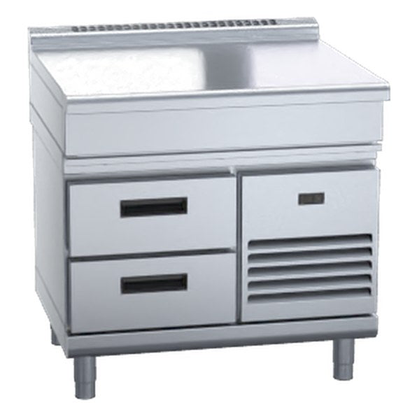 Waldorf 800 Series 900mm Bench Top Low Back Version - Refrigerated Base - BTL8900-RB