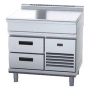 Waldorf 800 Series 900mm Bench Top Low Back Version - Refrigerated Base - BTL8900-RB