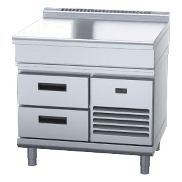 Waldorf 800 Series 900mm Bench Top Low Back Version - Refrigerated Base - BTL8900-RB