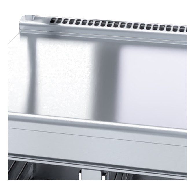 Waldorf 800 Series 900mm Bench Top With Salamander Support Low Back Version - Cabinet Base - BTL8900S-CB