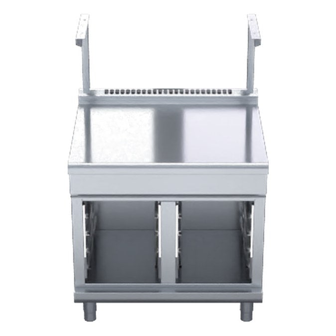 Waldorf 800 Series 900mm Bench Top With Salamander Support Low Back Version - Cabinet Base - BTL8900S-CB