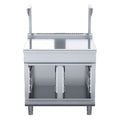 Waldorf 800 Series 900mm Bench Top With Salamander Support Low Back Version - Cabinet Base - BTL8900S-CB