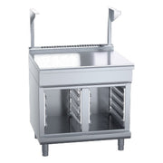 Waldorf 800 Series 900mm Bench Top With Salamander Support Low Back Version - Cabinet Base - BTL8900S-CB