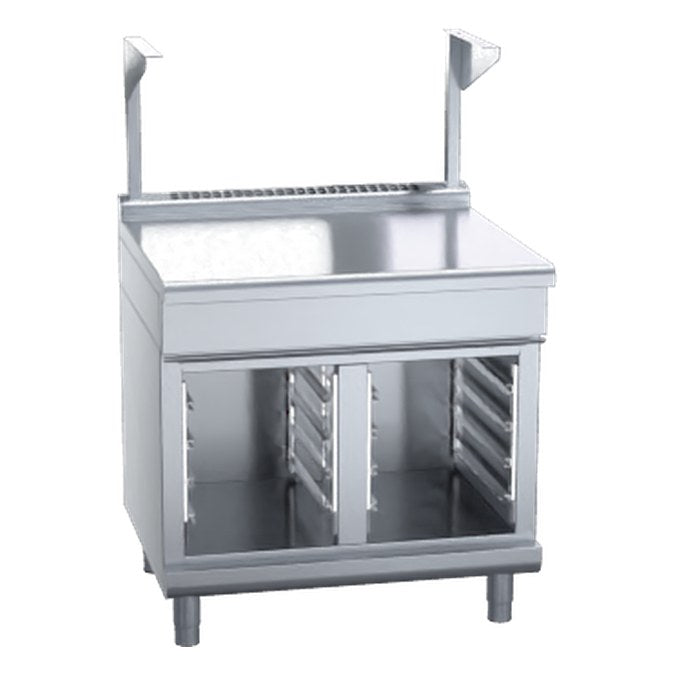 Waldorf 800 Series 900mm Bench Top With Salamander Support Low Back Version - Cabinet Base - BTL8900S-CB