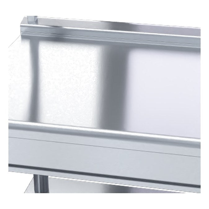 Waldorf 800 Series 900mm Bench Top With Salamander Support Low Back Version - Leg Stand - BTL8900S-LS