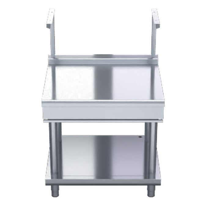 Waldorf 800 Series 900mm Bench Top With Salamander Support Low Back Version - Leg Stand - BTL8900S-LS